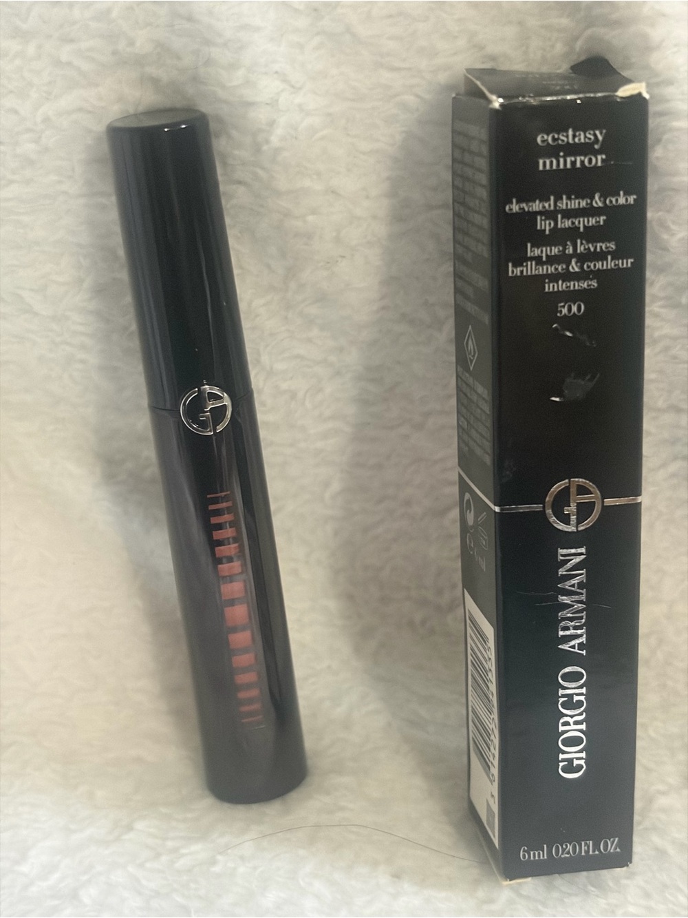 Giorgio Armani Ecstasy Mirror Shine Color Lip urge #500 Ecstasy - 0.2oz - NIB